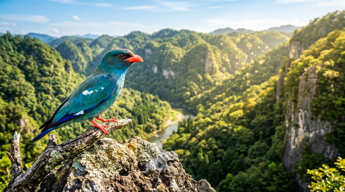 岡山 四季の野鳥探鳥地マップ